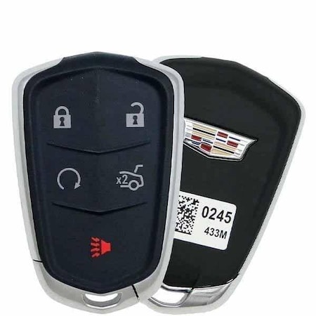 OEM: REF: 2015-2020 Cadillac / 5-Button Smart Key / PN: 13598538 / HYQ2EB